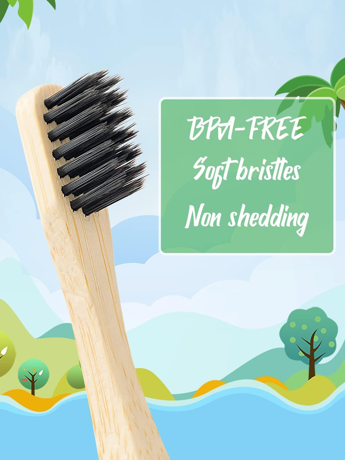 Organic Bamboo Toothbrush for Kids