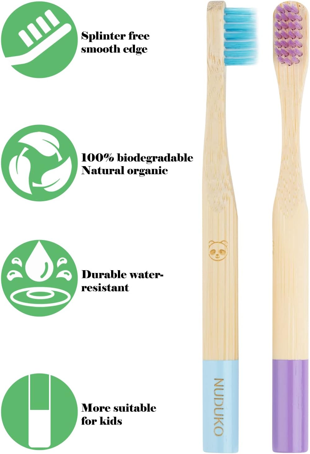 Organic Bamboo Toothbrush for Kids