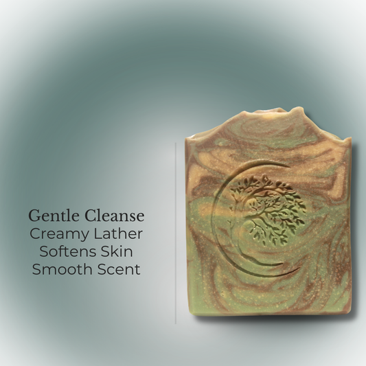 Leather & Sandalwood | Botanical Soap Bar | Conditioning & Restorative