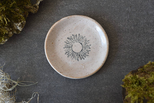 Mini Plate - Leaf Sun