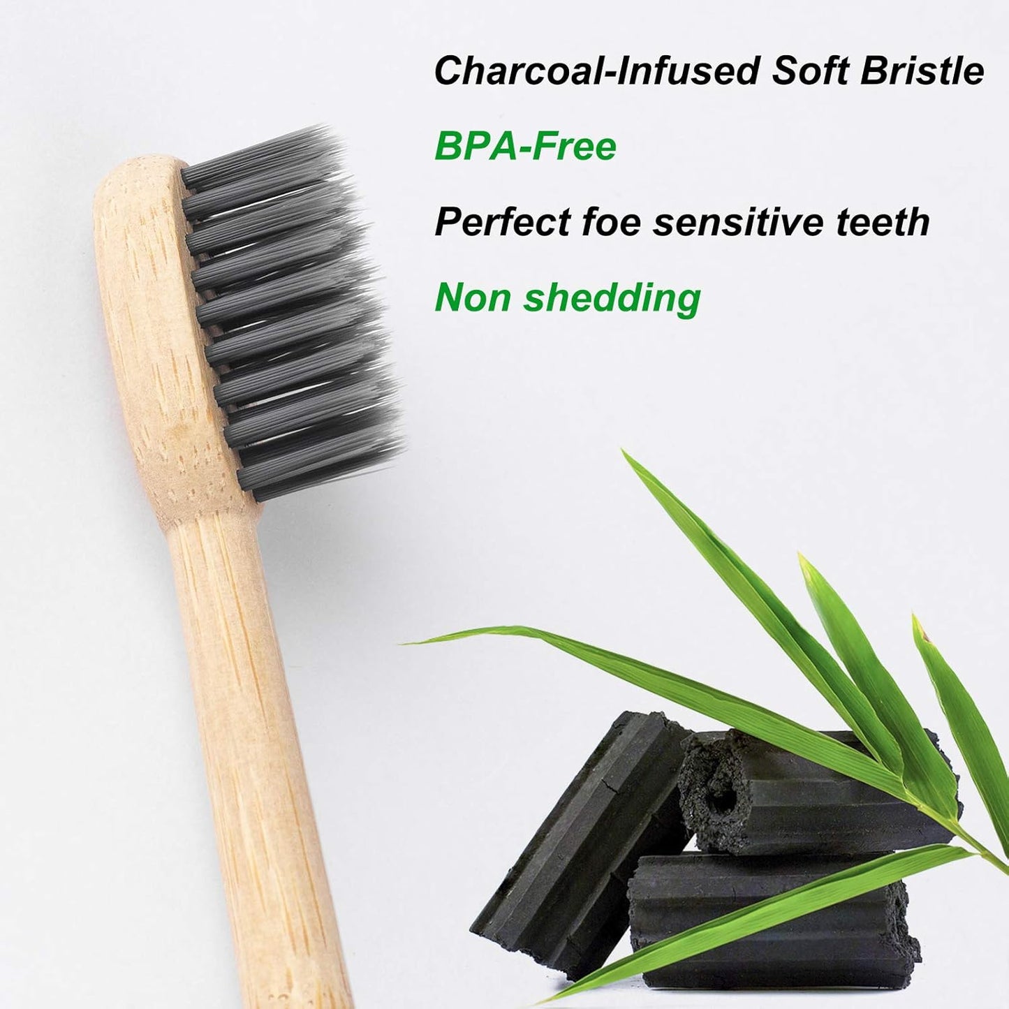 Organic Bamboo Toothbrush for Adults