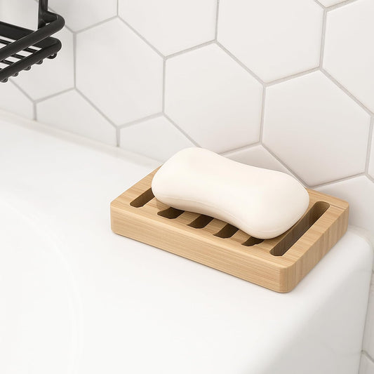 Bamboo Slatted Soap Dish