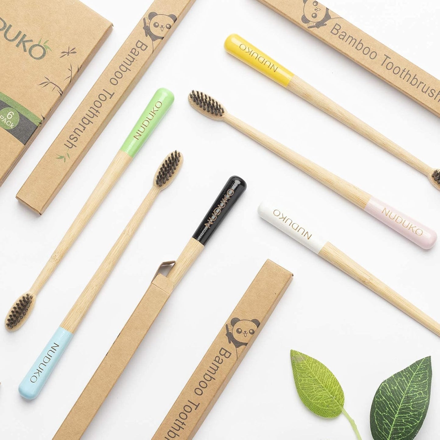 Organic Bamboo Toothbrush for Adults