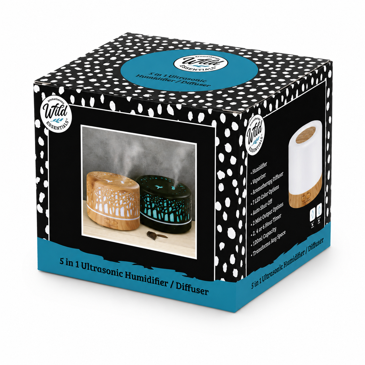 Woodland Ultrasonic Essential Oil Diffuser – 700 mL