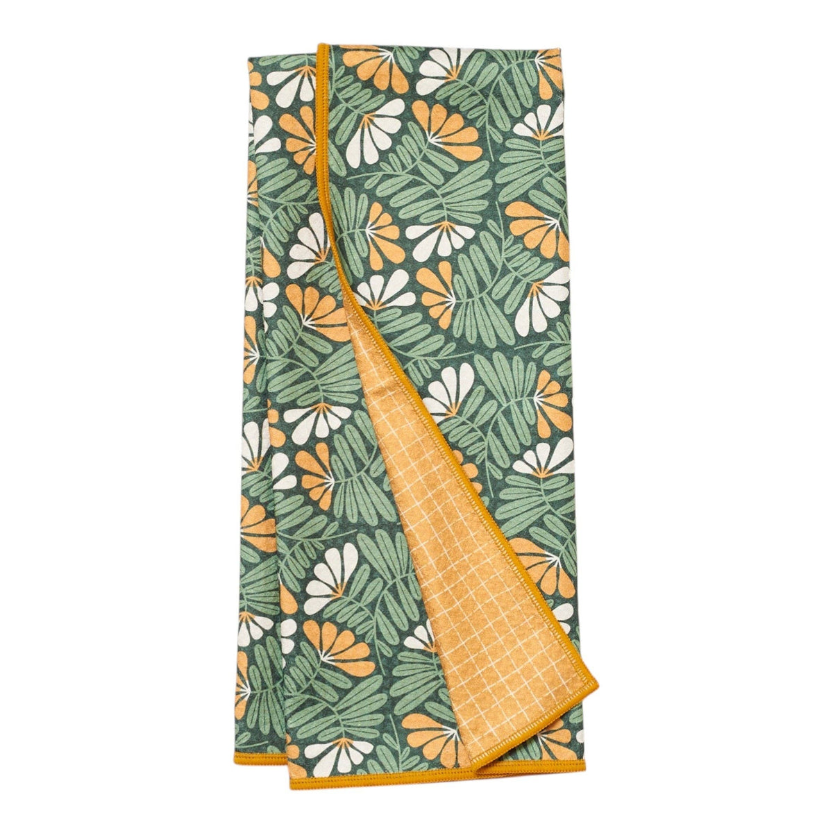 Anywhere Towel Reversible - Green Floral