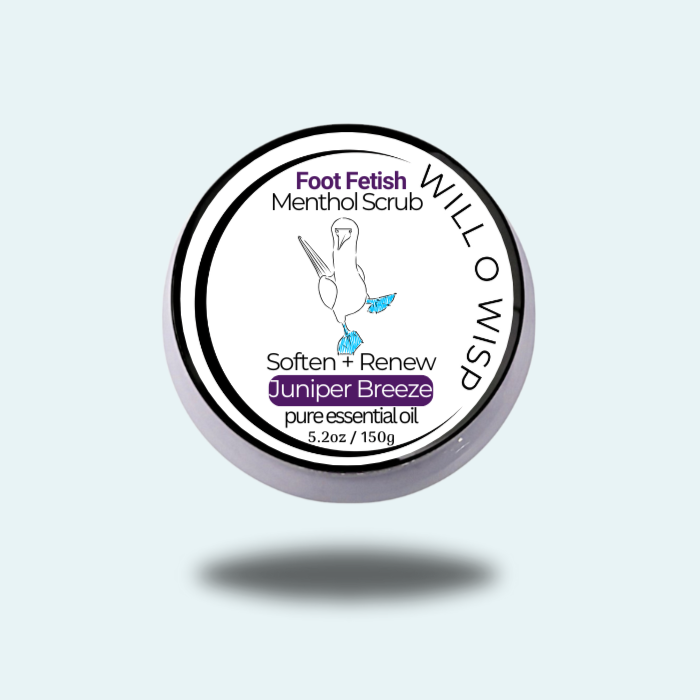 Menthol Foot Scrub ~ Juniper Breeze ~ Pure Essential Oil