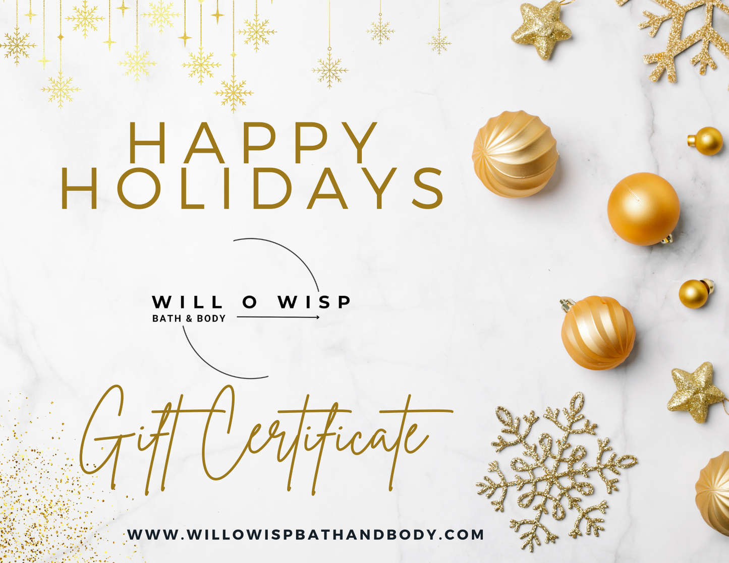 Will O Wisp Bath & Body Electronic Gift Card