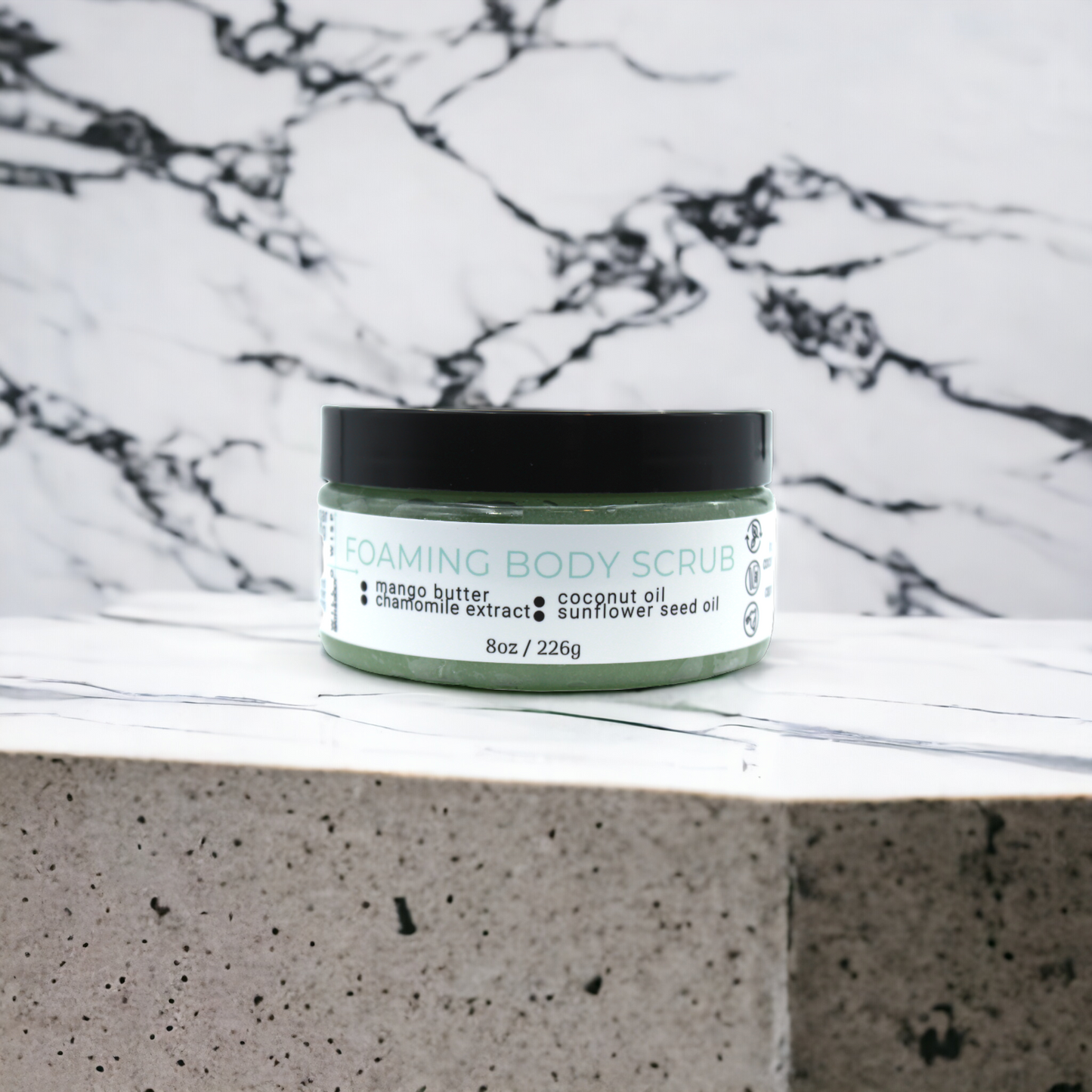 Foaming Body Scrub (Mint - Combination Skin)