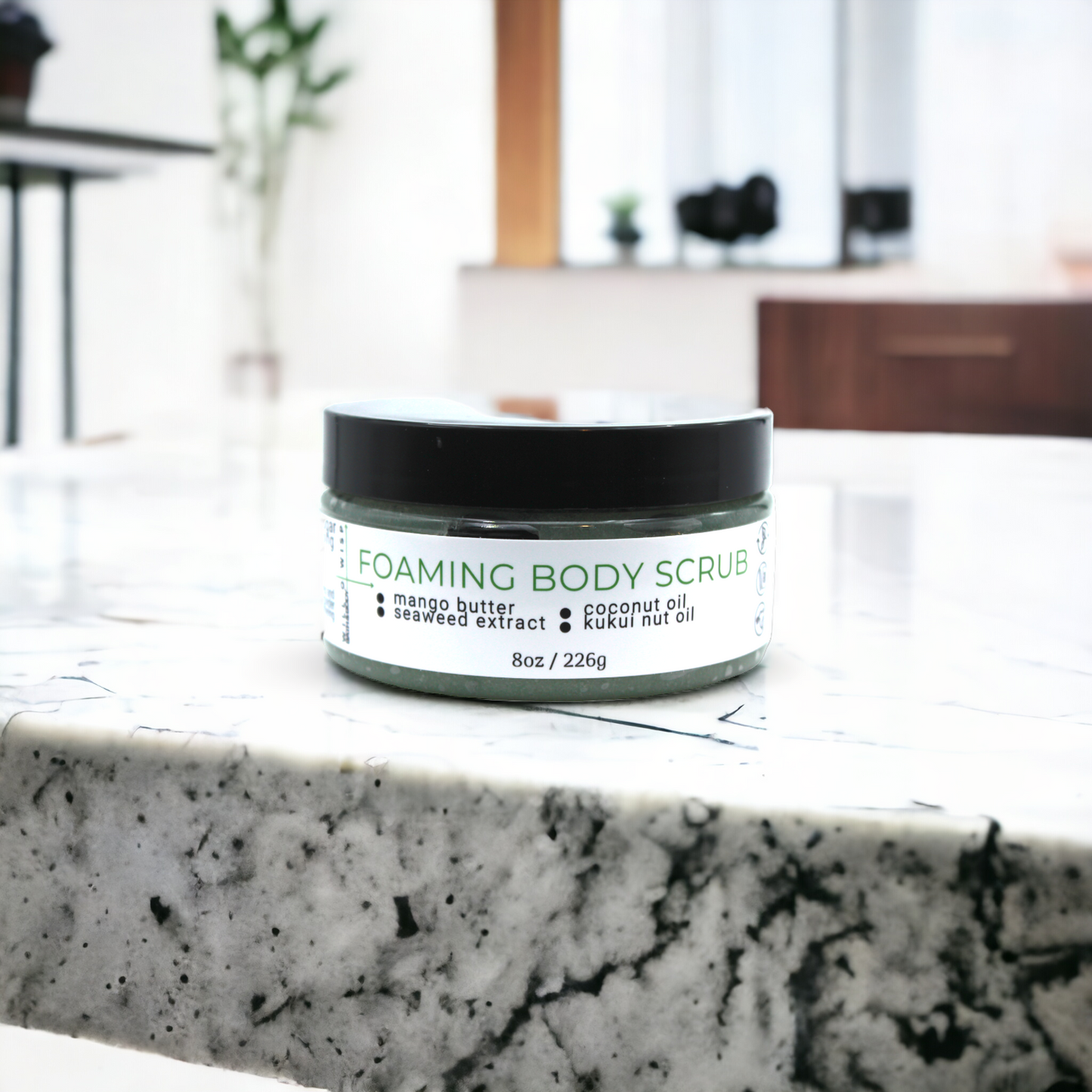 Foaming Body Scrubs (Green - Combination Skin)