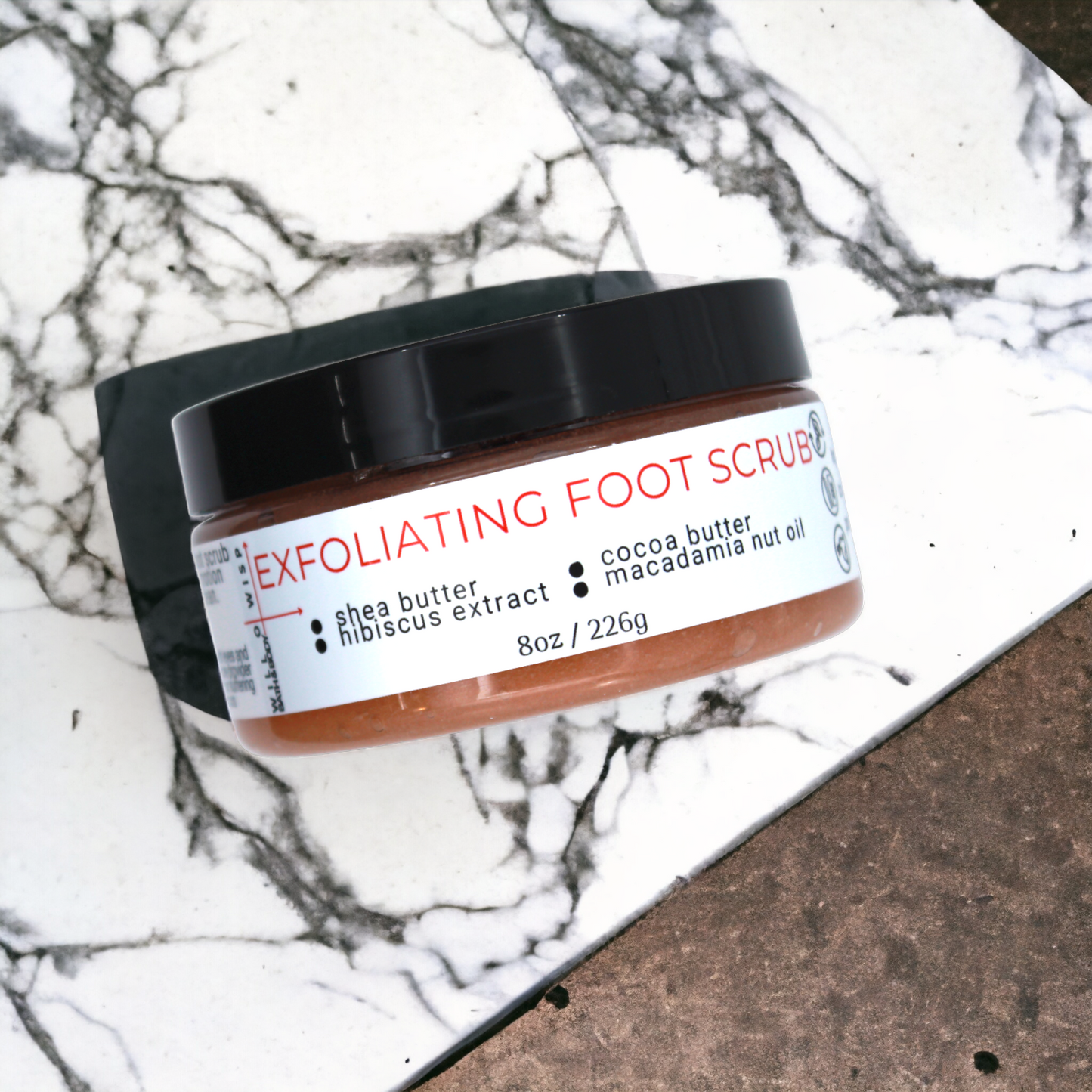 Exfoliating Foot Scrub (Red - Dry & Devitalized Skin)