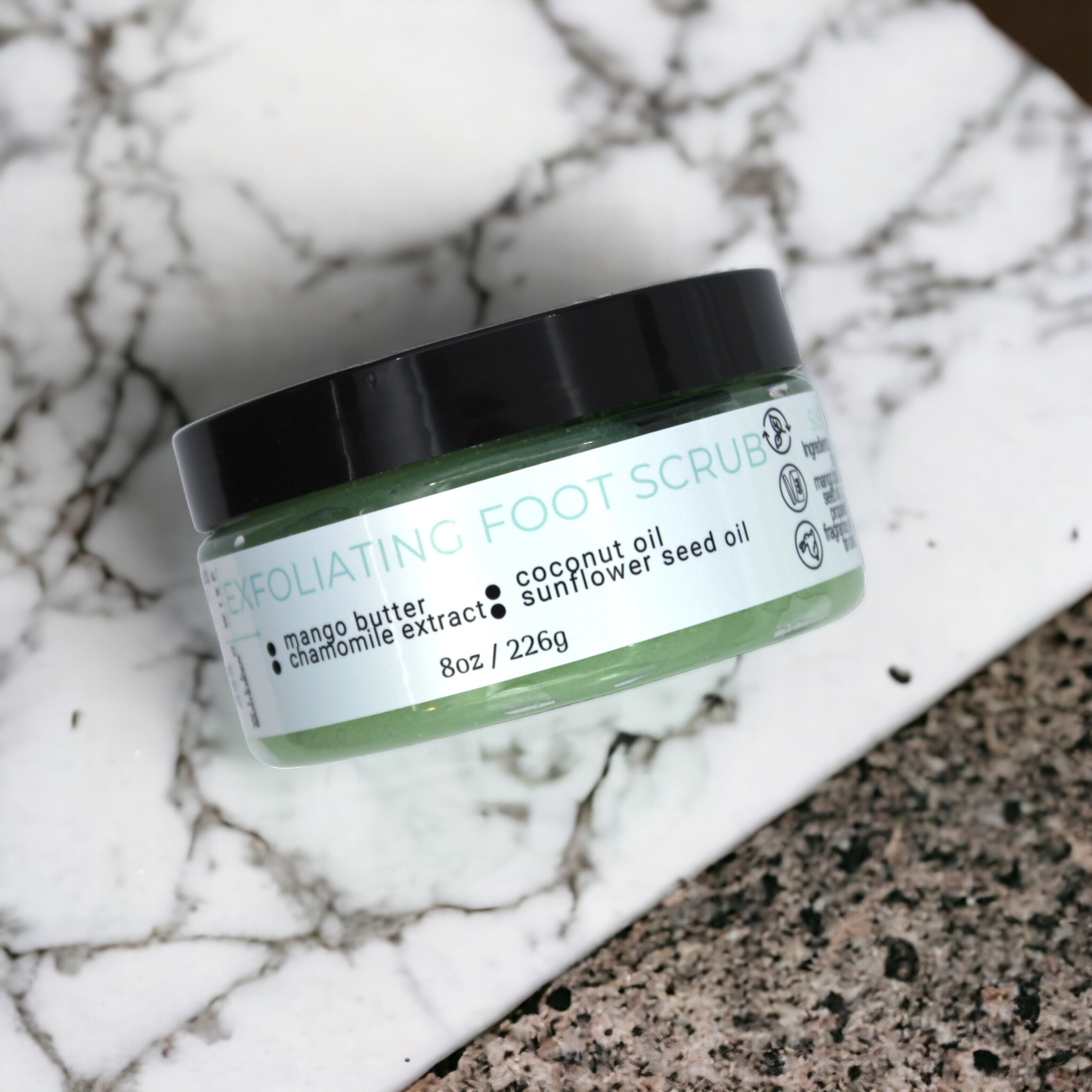 Exfoliating Foot Scrub (Mint - Combination Skin)