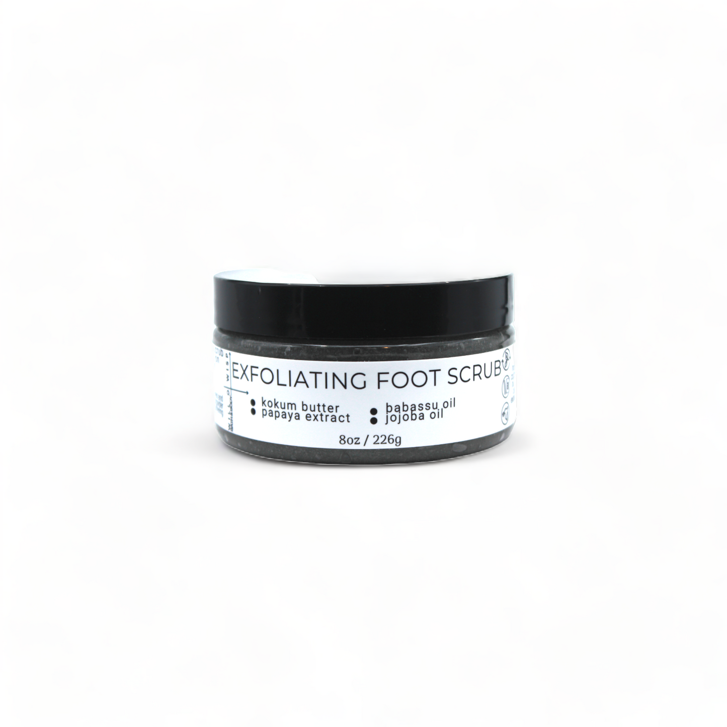 Exfoliating Foot Scrub (Black - Oily & Acne Prone Skin)