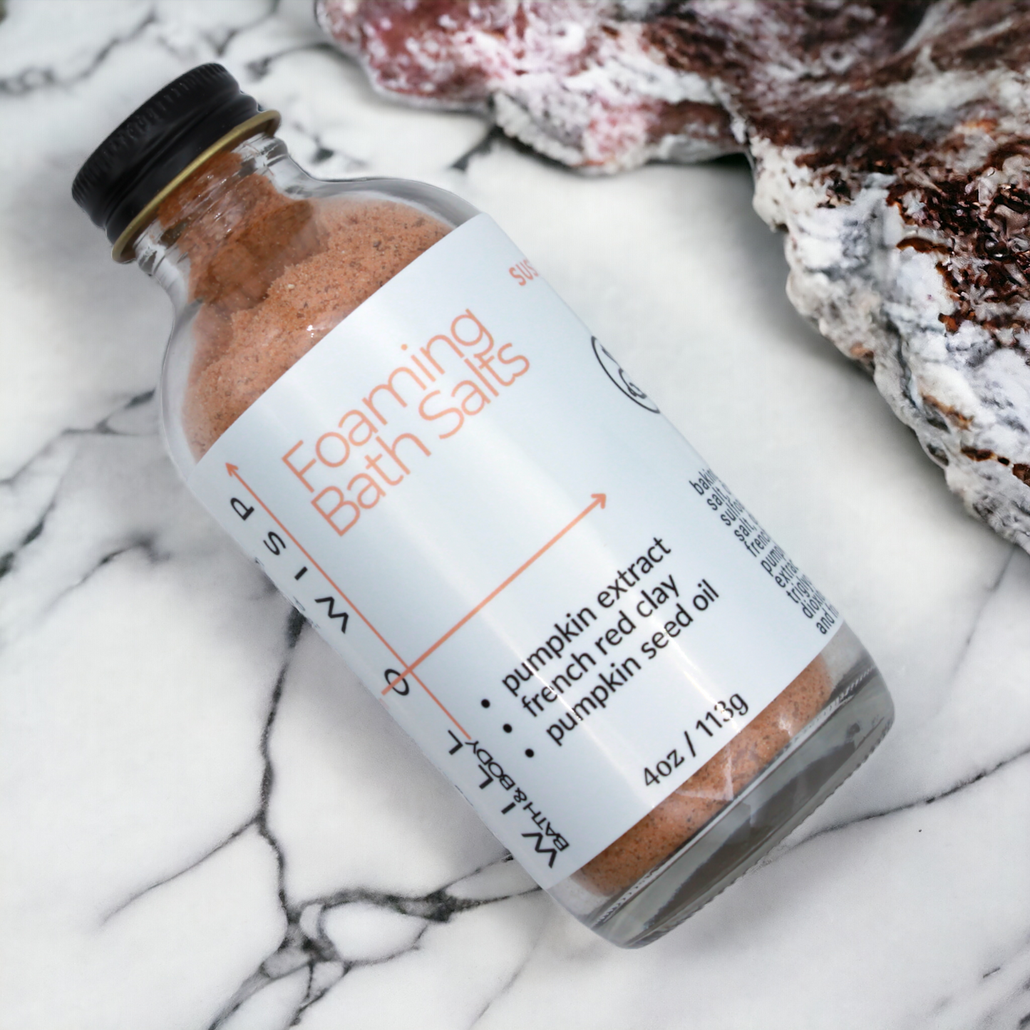 Foaming Bath Salts (Orange - Normal to Oily Skin)