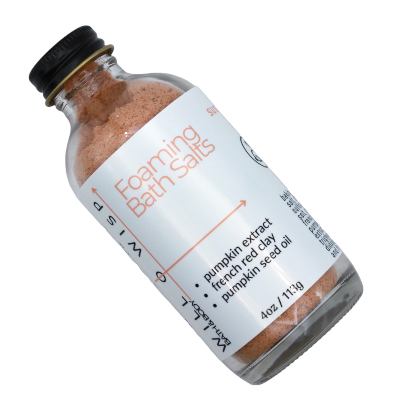 Foaming Bath Salts (Orange - Normal to Oily Skin)