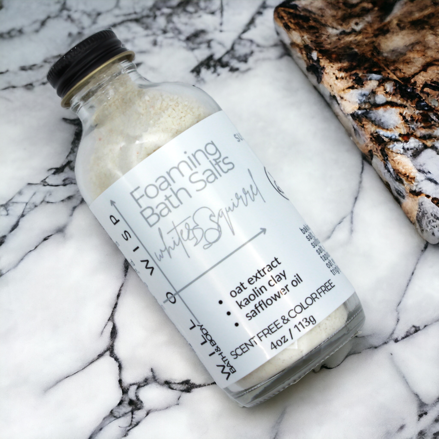 Foaming Bath Salt (White Squirrel - Sensitive Skin)