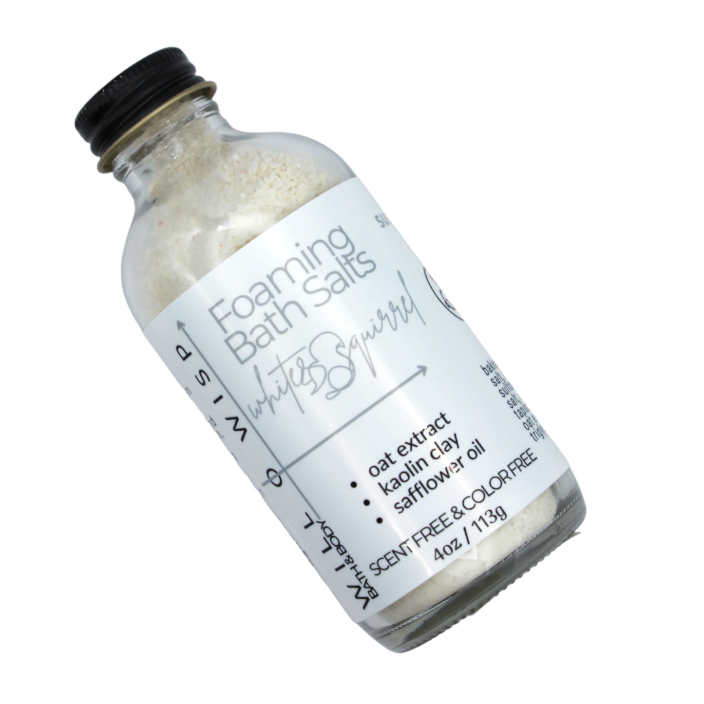 Foaming Bath Salt (White Squirrel - Sensitive Skin)