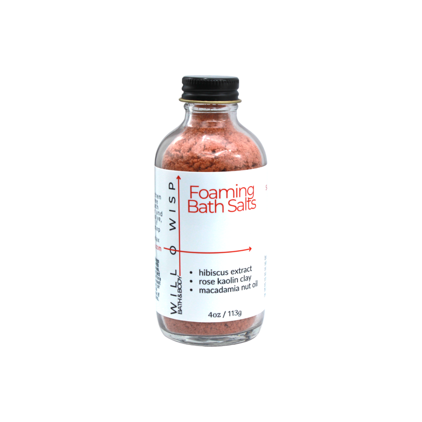 Foaming Bath Salts (Red - Dry & Devitalized Skin)