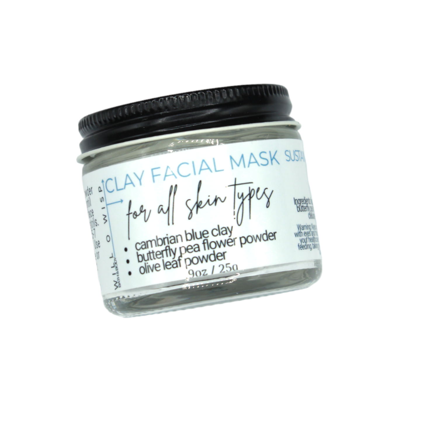 Clay Face Mask Powder (Blue - All Skin Types)