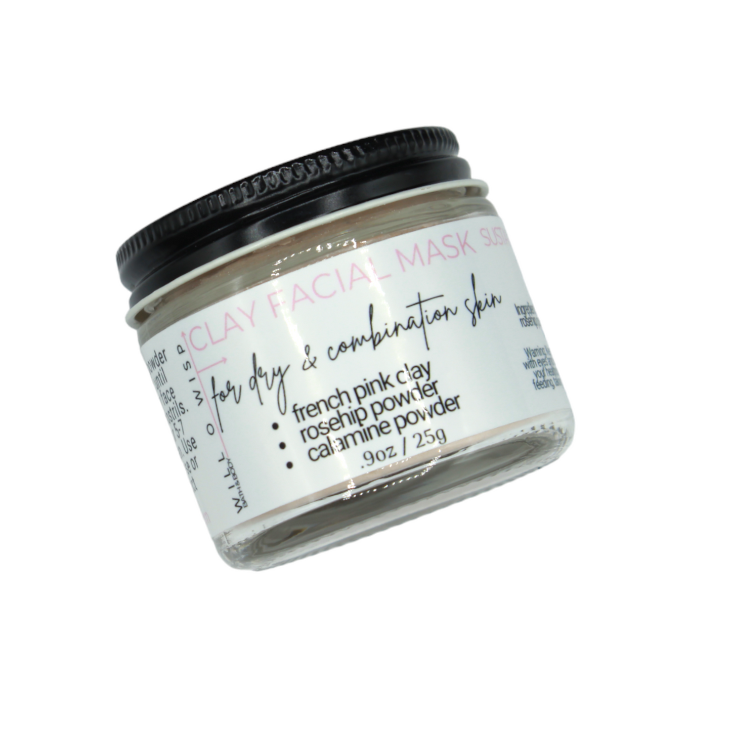 Clay Face Mask Powder (Pink - Combination Skin)