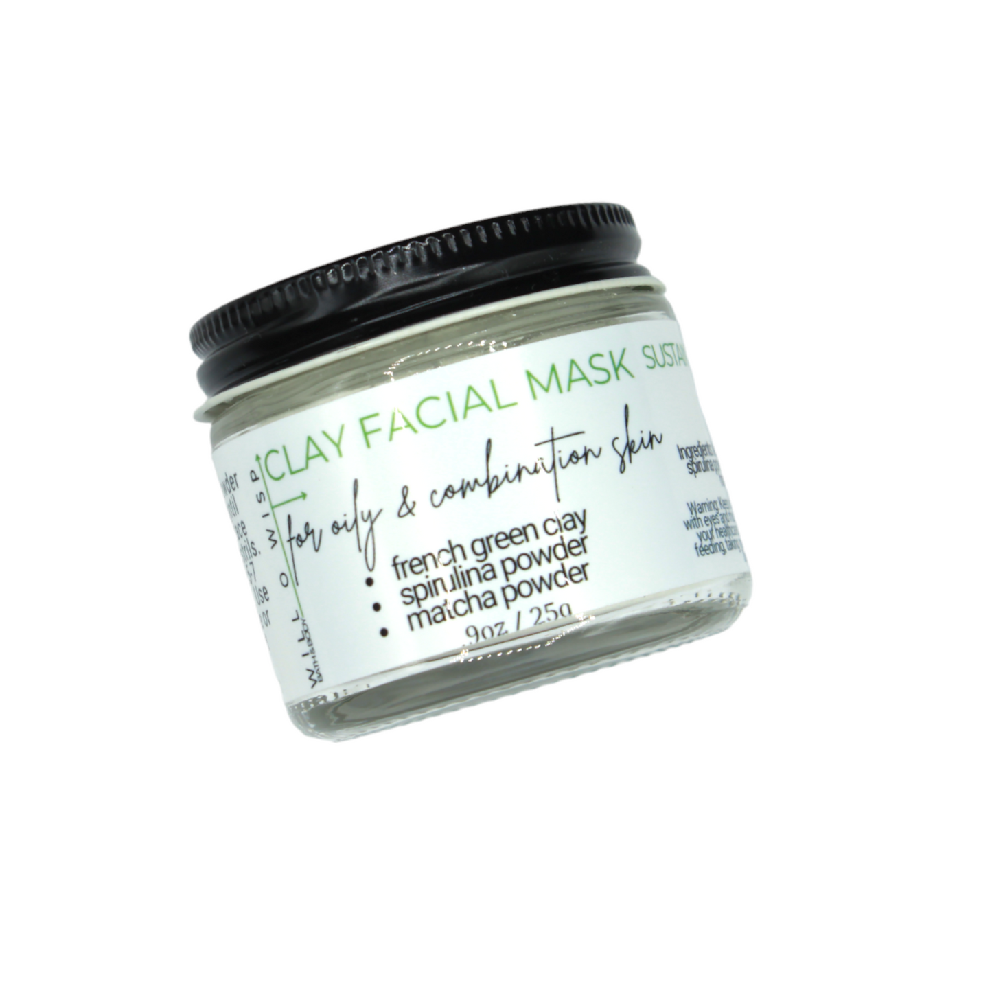 Clay Face Mask Powder (Green - Combination Skin)