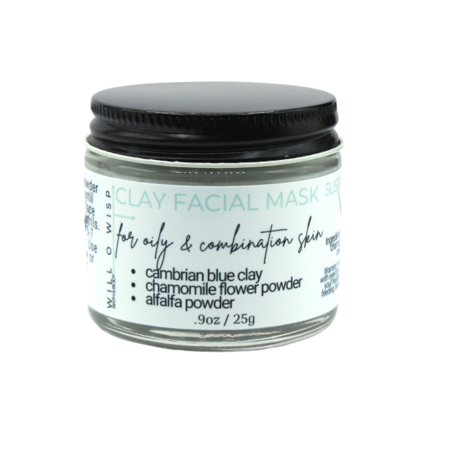 Clay Face Mask Powder (Mint - Combination Skin)