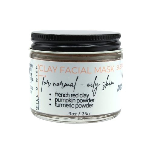 Clay Face Mask Powder (Orange - Normal to Oily Skin)