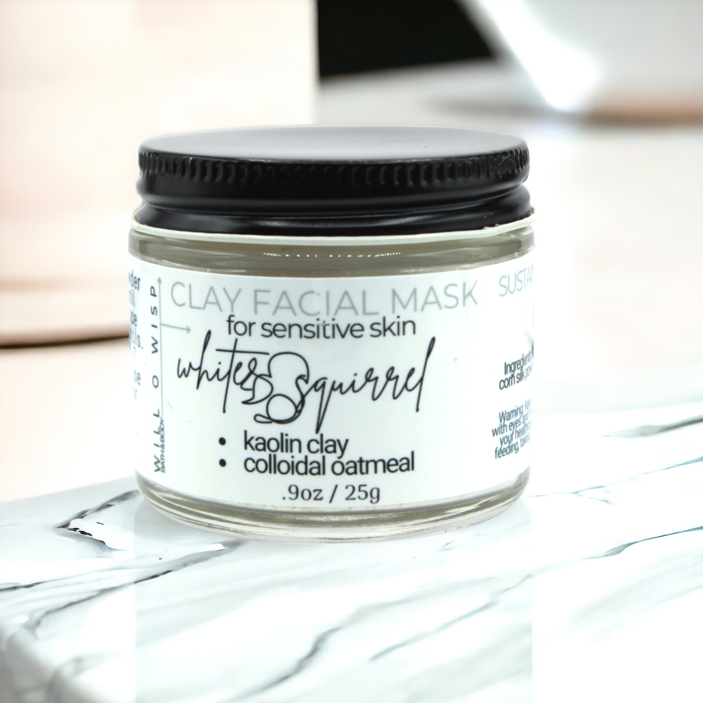 Clay Face Mask Powder (White Squirrel - Sensitive Skin)