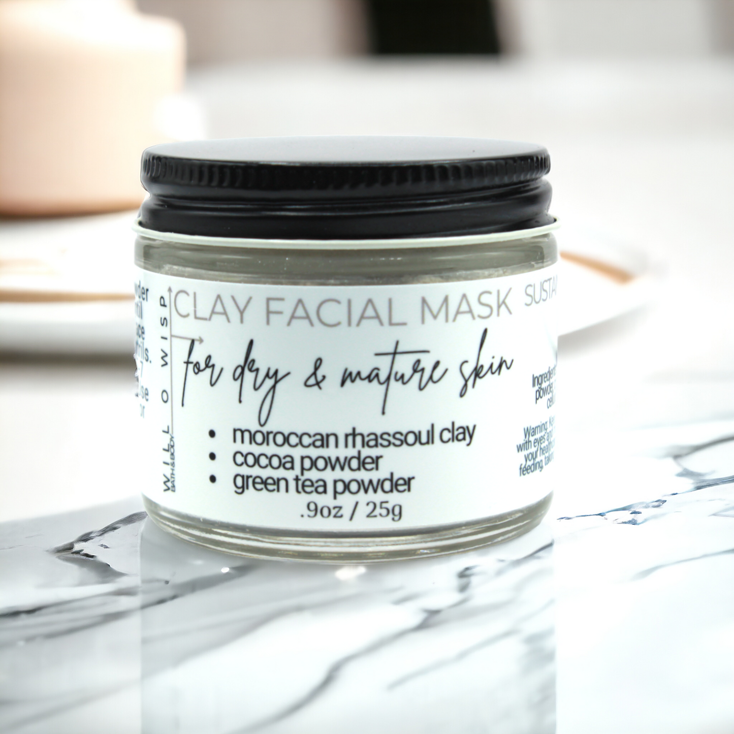 Clay Face Mask Powder (Sepia - Mature & Aging Skin)