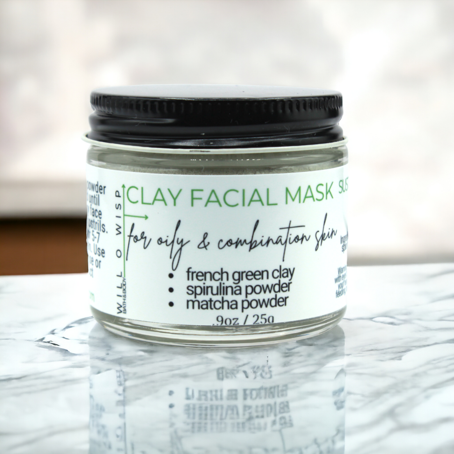 Clay Face Mask Powder (Green - Combination Skin)