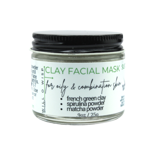 Clay Face Mask Powder (Green - Combination Skin)