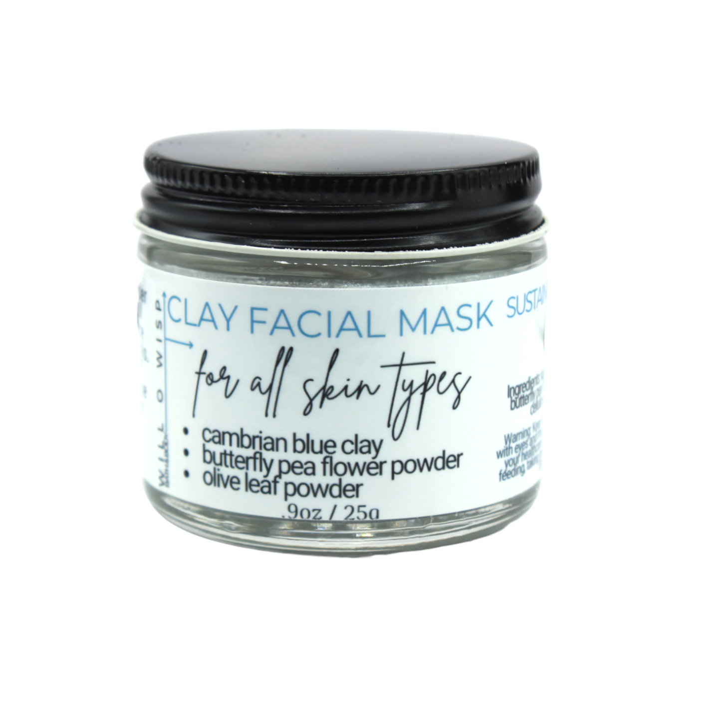 Clay Face Mask Powder (Blue - All Skin Types)