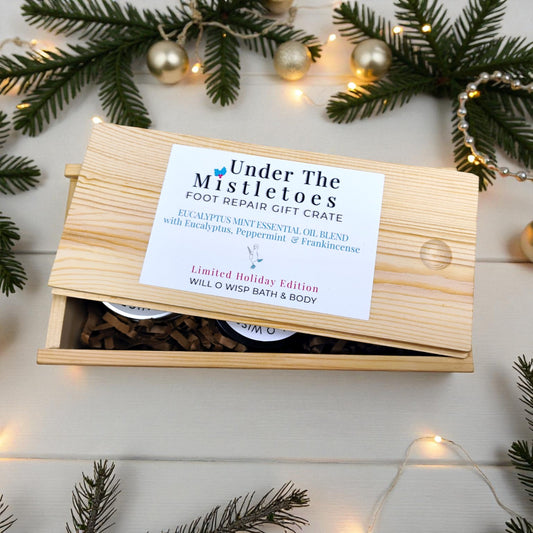 Under The Mistletoes - Foot Repair Gift Crate