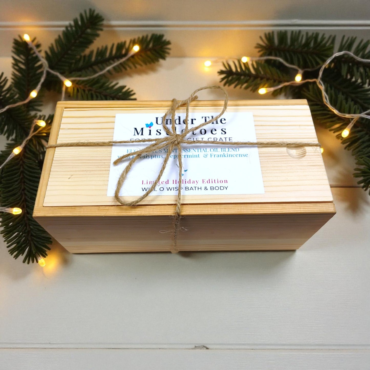 Under The Mistletoes - Foot Repair Gift Crate