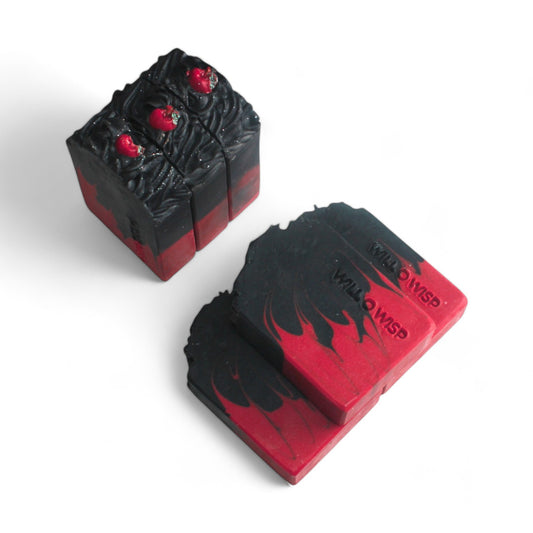 Black Magic ~ Artisan Soap (red)