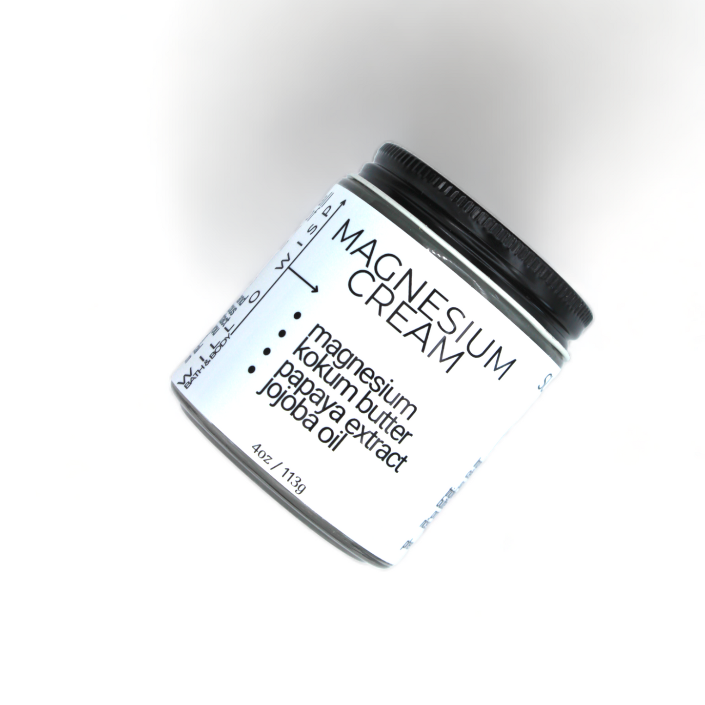 Magnesium Cream (Black - Oily & Acne Prone Skin)