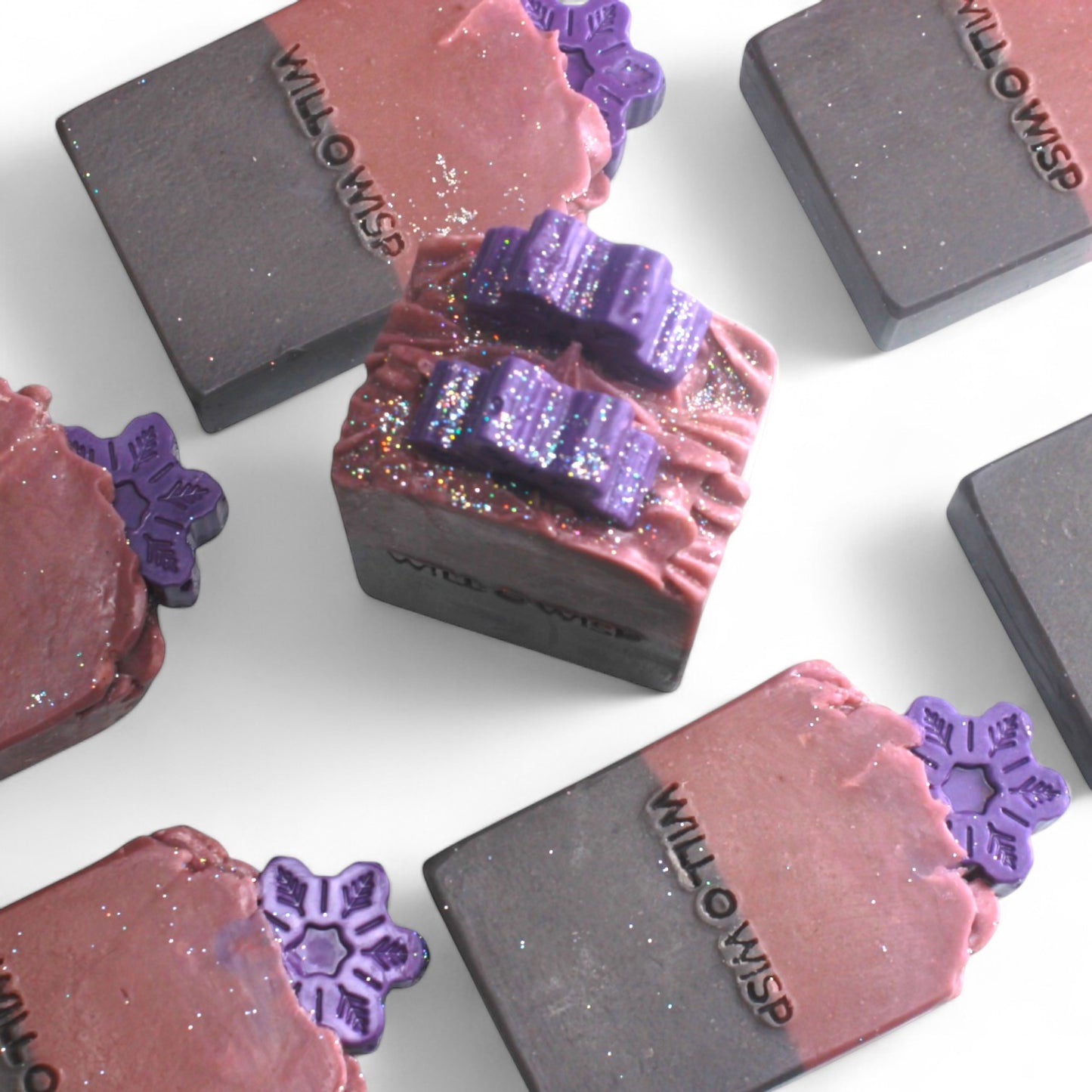 Sugar Plum ~ Snowflake~ Artisan Soap