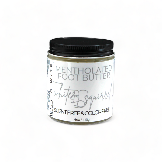 Mentholated Foot Butter (White Squirrel - Sensitive Skin)