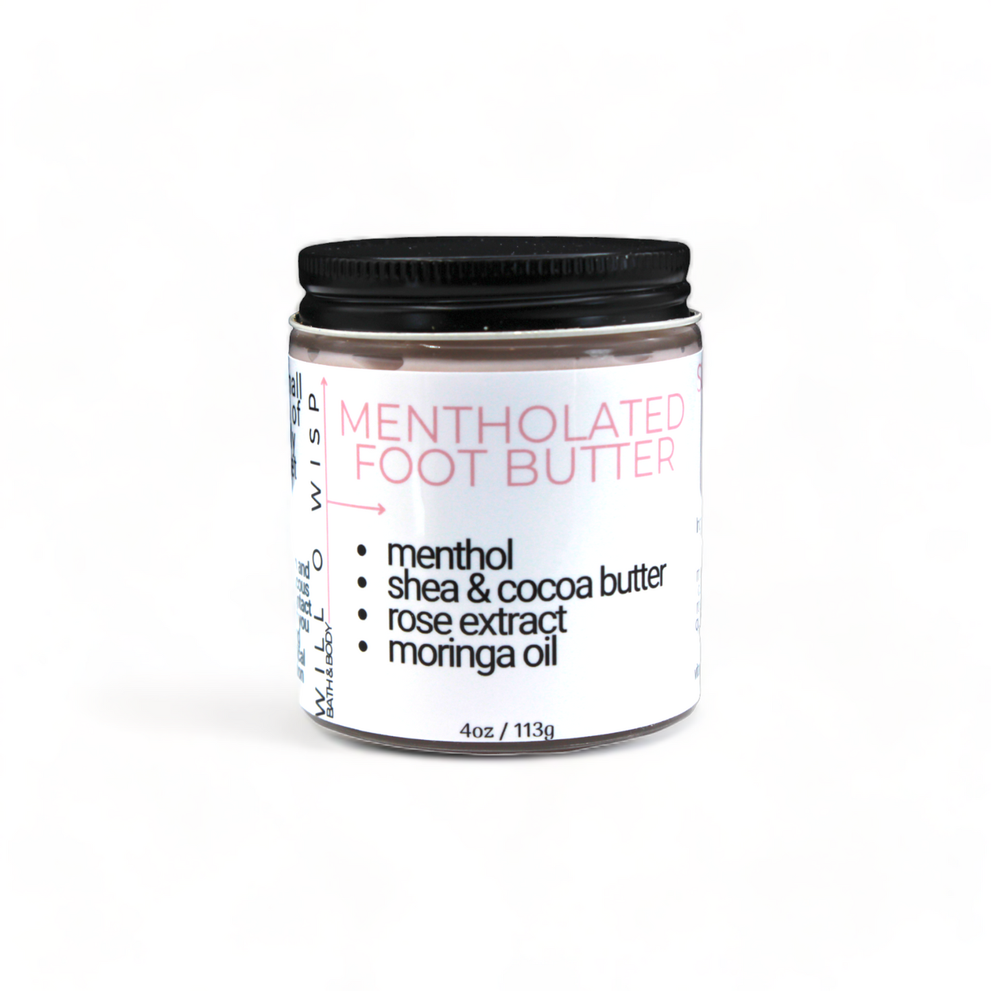 Mentholated Foot Butter (Pink - Combination Skin)