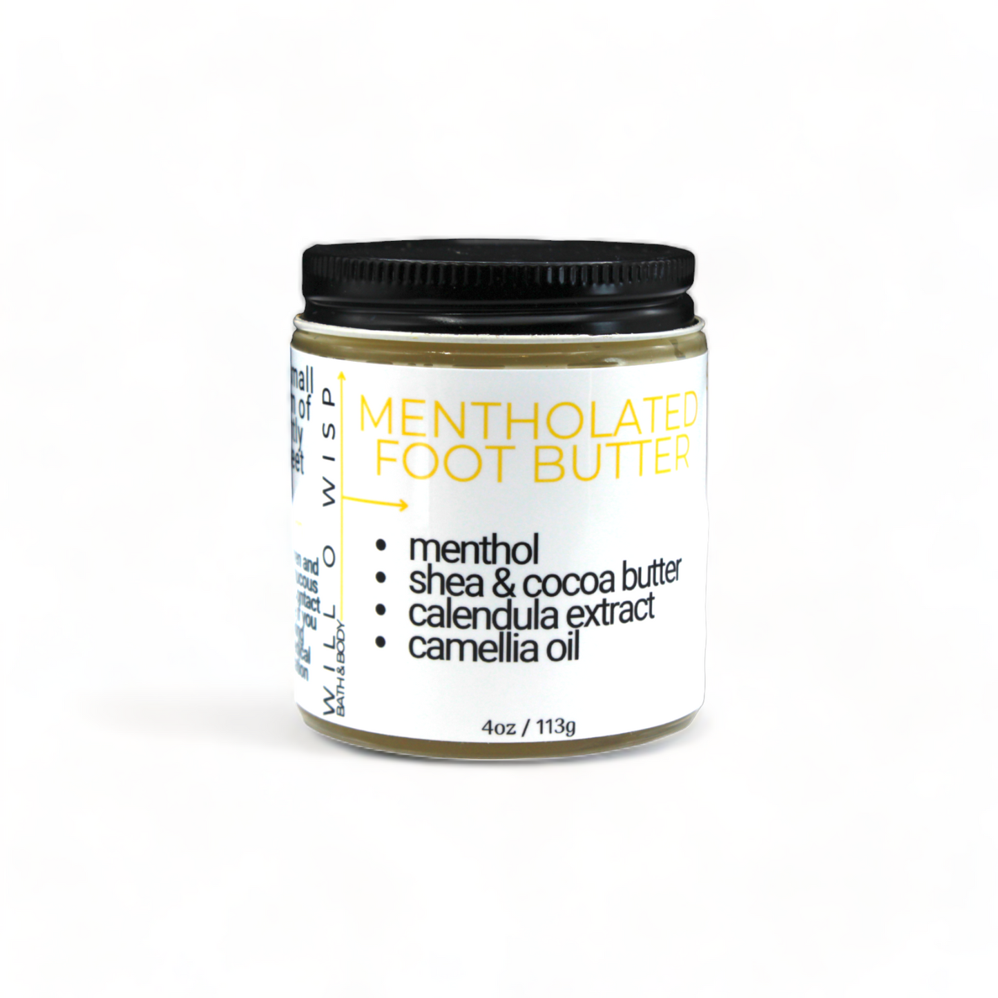 Mentholated Foot Butter (Yellow - Dry & Damaged Skin)