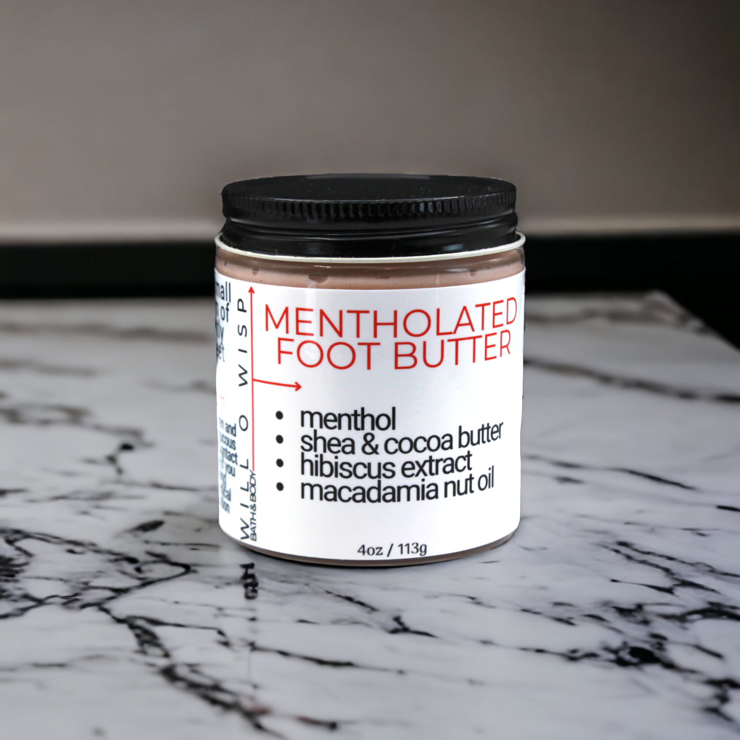 Mentholated Foot Butter (Red - Dry & Devitalized Skin)