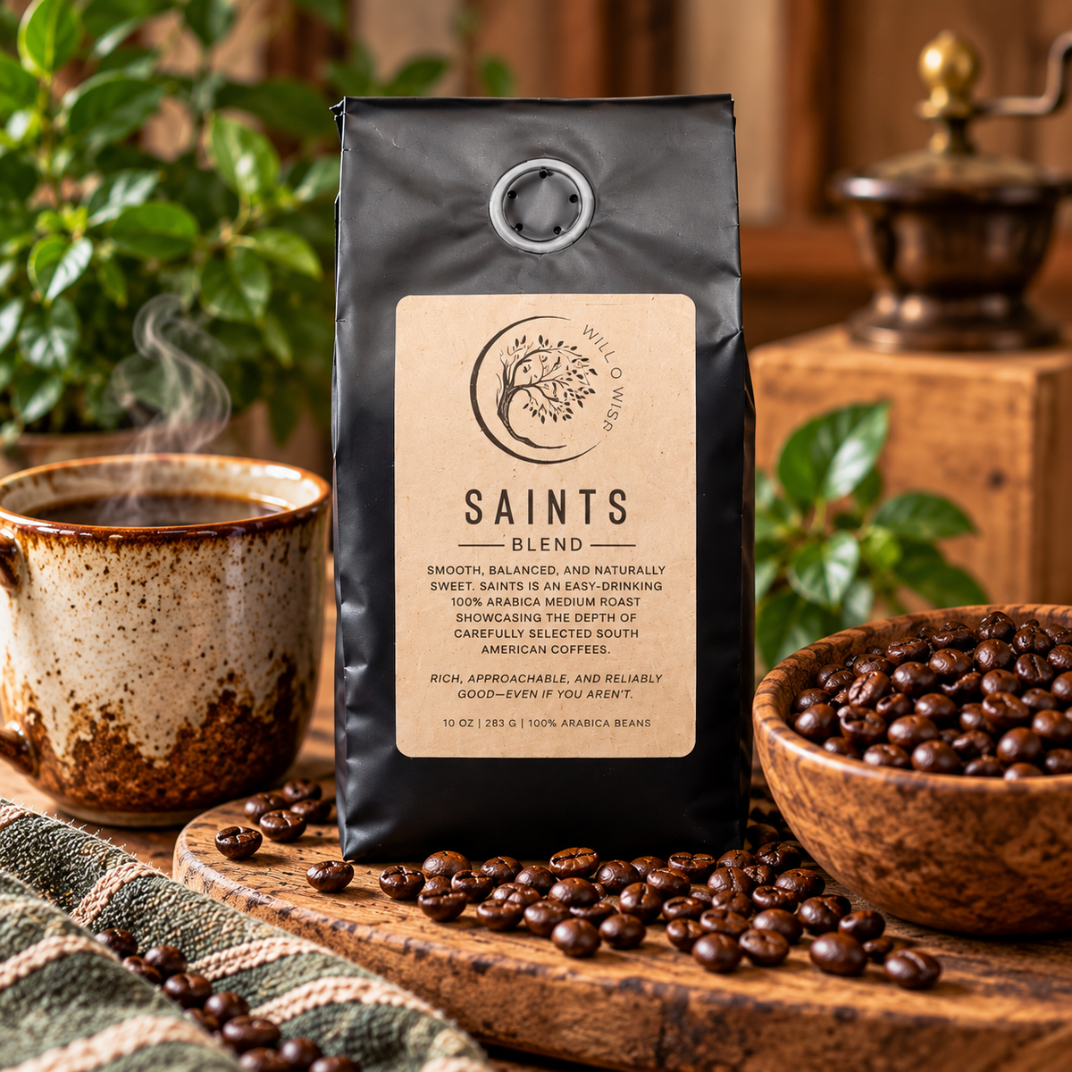 Saints – 100% Arabica Medium Roast Coffee