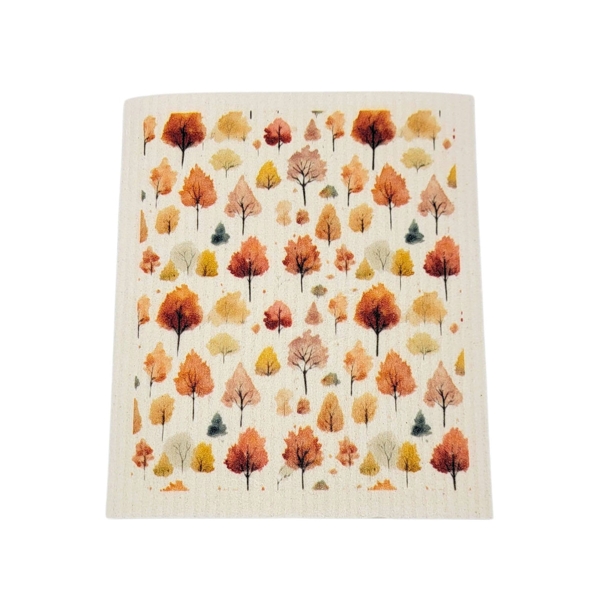 Fall Trees With Changing Leaves Swedish Dish Cloths