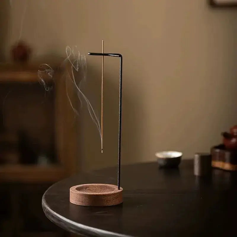 Hanging Incense Holder – Wood & Metal
