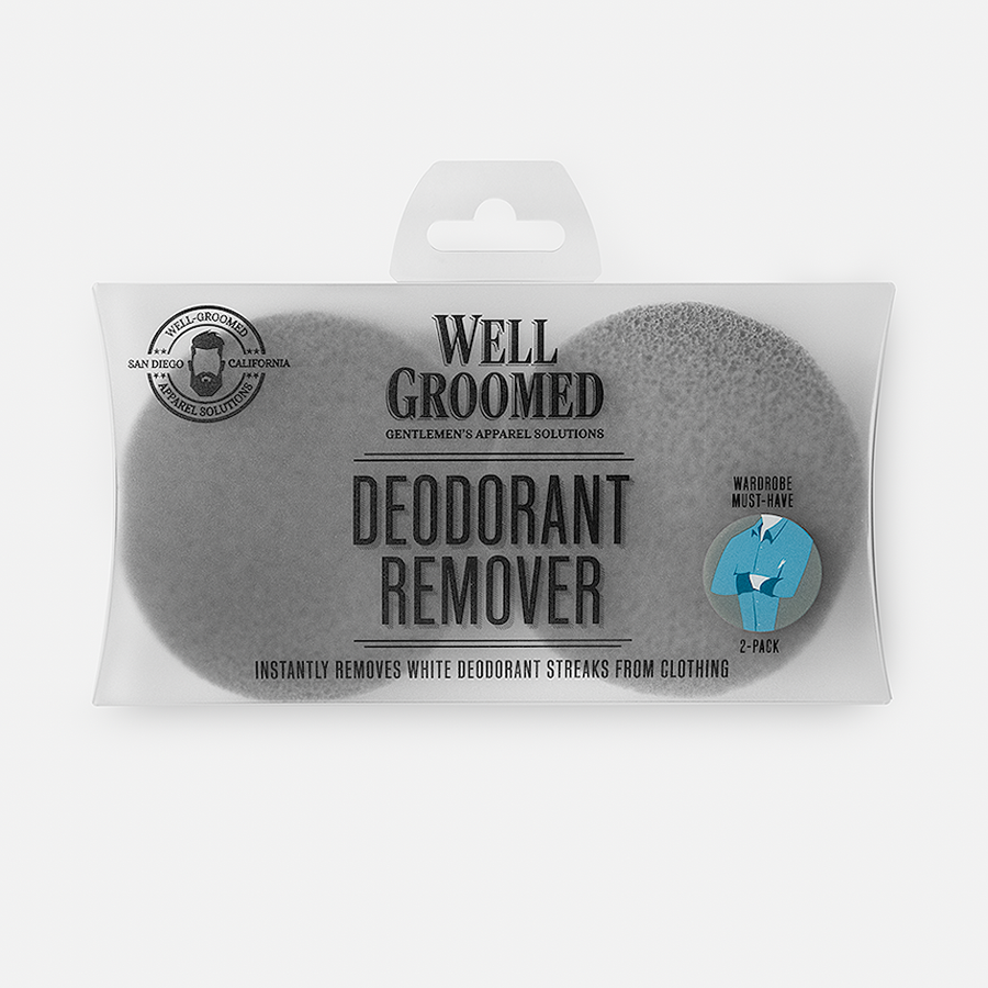 Deodorant Remover Sponges – 2 Pack