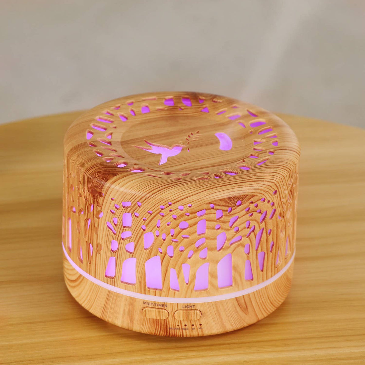 Woodland Ultrasonic Essential Oil Diffuser – 700 mL