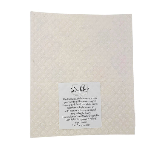 Pumpkin Pattern Swedish Dishcloth