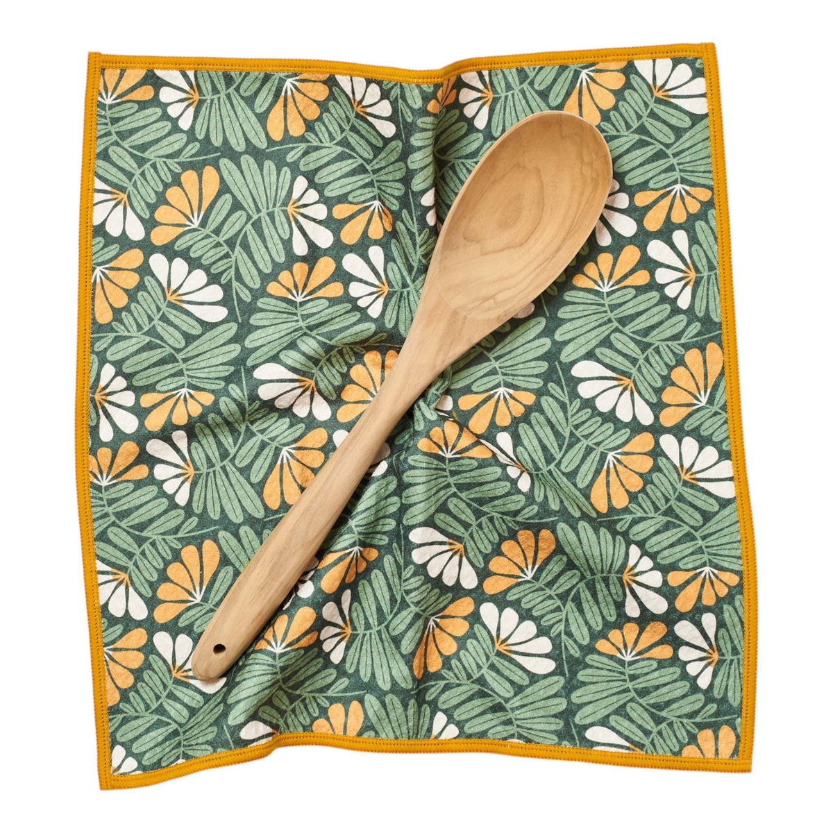 Mighty Mini Towel (Set of 3) Reversible - Green Floral