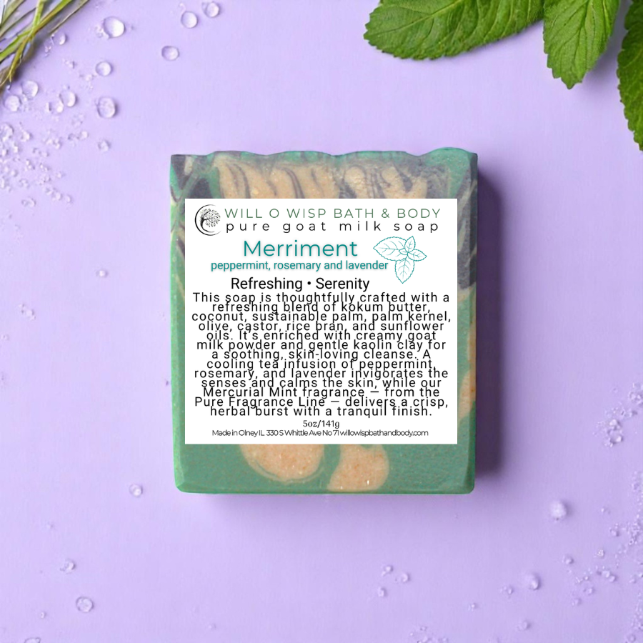 Merriment ~ Pure Goat Milk Soap